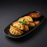 Mushroom Fried Momos (5 Pcs)